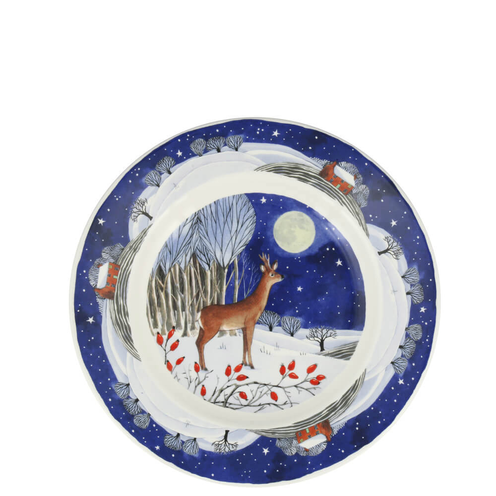 Emma Bridgewater Midnight Deer 8.5 Inch Plate